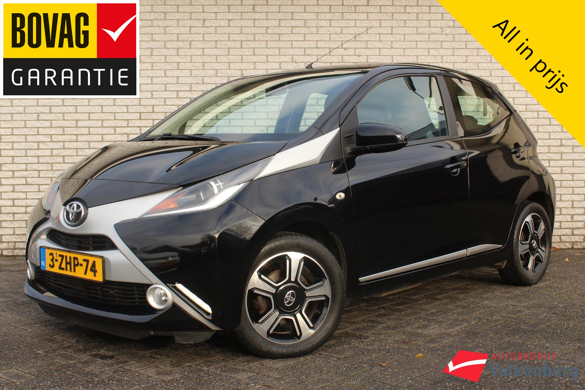 Afbeelding van de Toyota Aygo 1.0 VVT-i 69pk 5D x-clusiv | Camera | Cruise | Keyless Entry & Start | NAVI | LED