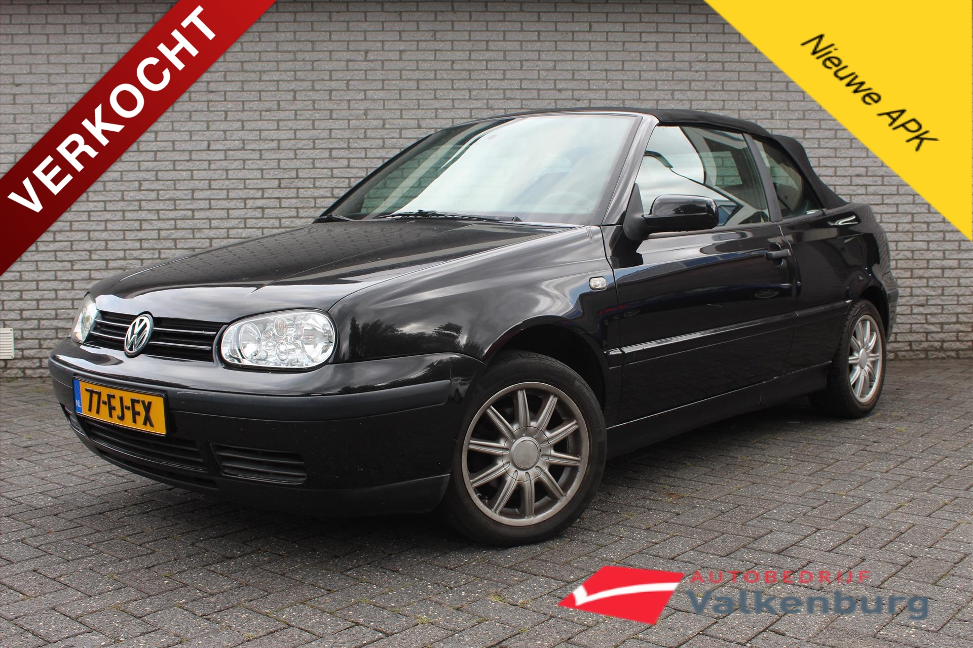 Afbeelding van de VOLKSWAGEN Golf 1.8 CABRIOLET 55KW Trendline | Lichtmetalen velg | Elektrische ramen