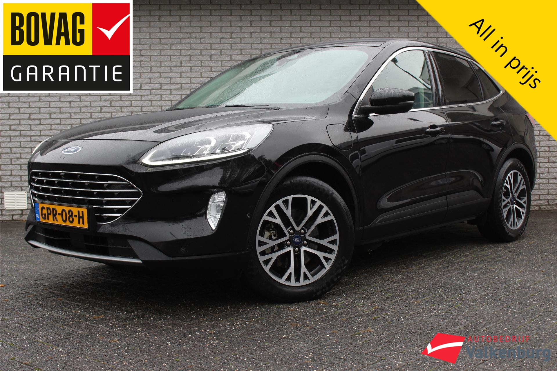 Afbeelding van de Ford Kuga 2.5 PHEV e-CVT 225pk Titanium | Trekhaak | Camera | Carplay | Achterklep elektrisch | Keyless | Virtual Cockpit | LED | Stoelverwarming | PDC | Cruise