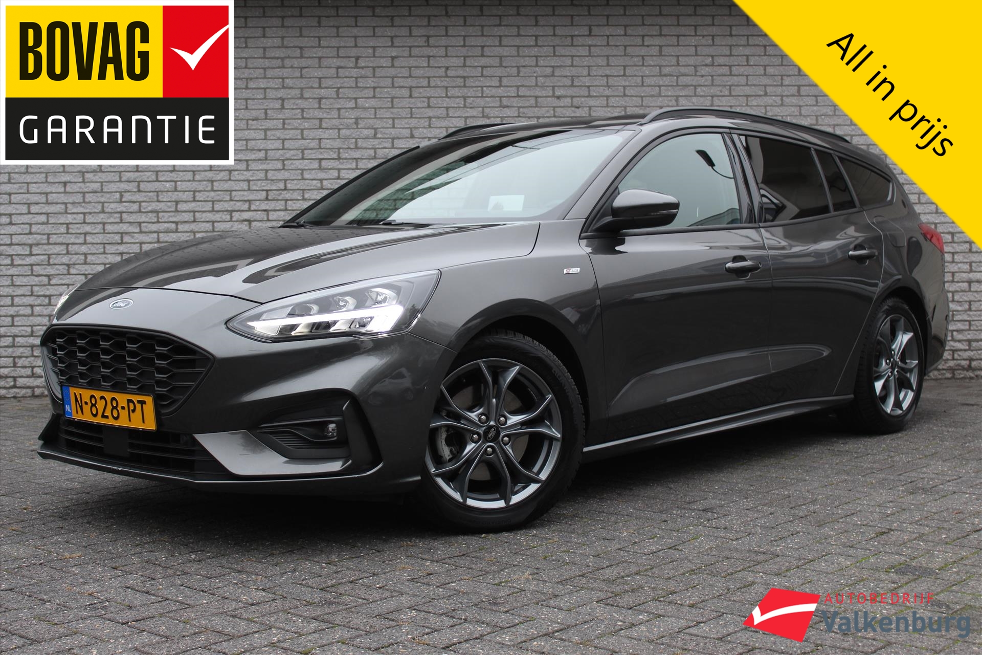 Afbeelding van de FORD Focus Wagon 1.0 EcoBoost Hybrid 125pk ST Line X Business | Camera | Carplay | Virtual Cockpit | PDC | Keyless | Stoelverwarming | NAVI | LED | Cruise