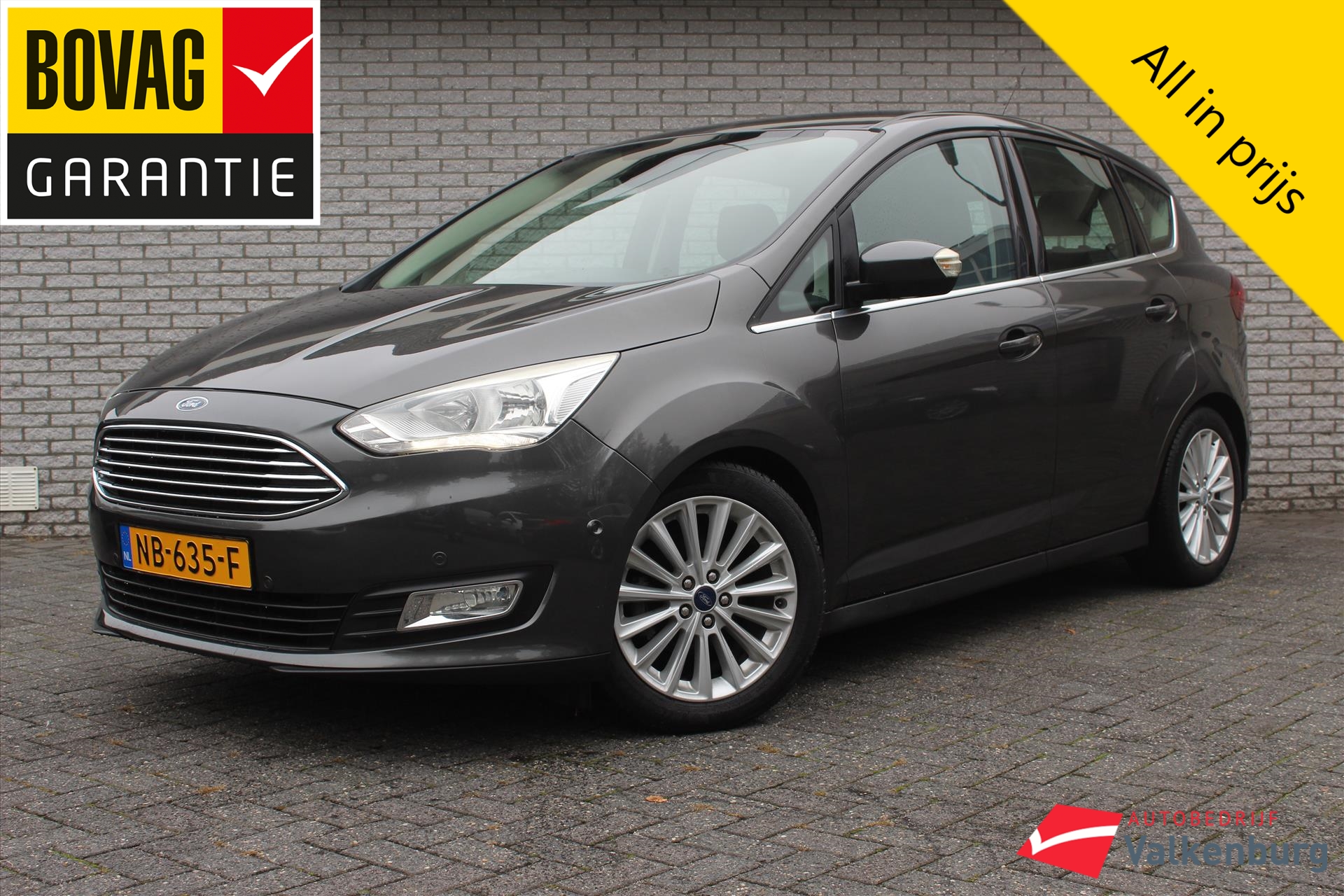 Afbeelding van de FORD C-Max 1.0 EcoBoost 125pk Titanium | Trekhaak | PDC | Cruise | NAVI | LED